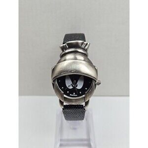 Vintage Armitron Marvin The Martian Helmet Watch 1997 Looney Tunes New Battery